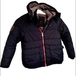 tommy hilfiger little boys david hooded puffer jacket